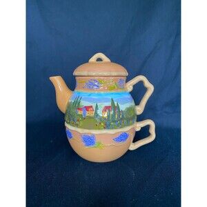 Tea For One Teapot Set Bella Casa By Ganz Countryside